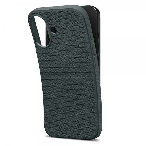 Spigen iPhone 17 Deksel Liquid Air Abyss Green