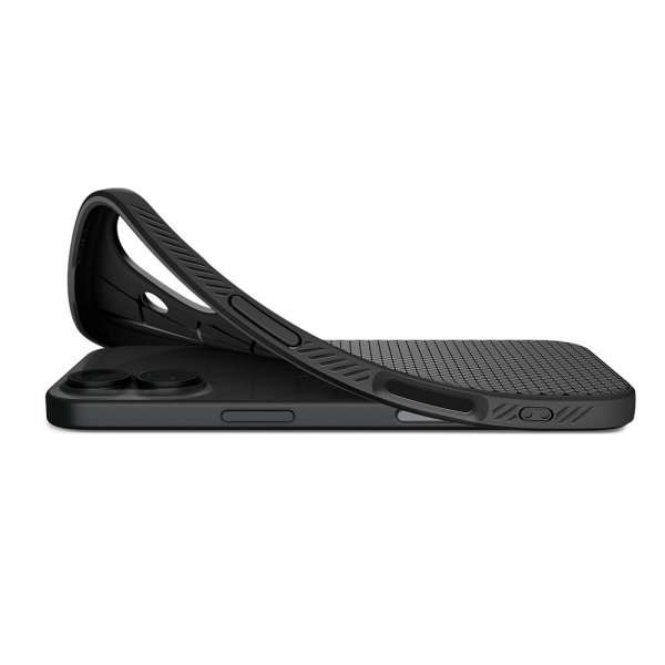 Spigen iPhone 17 Deksel Liquid Air Matte Black