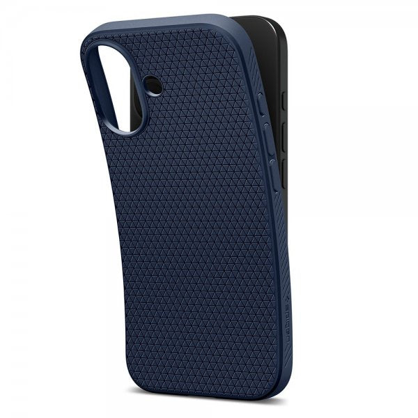 Spigen iPhone 17 Deksel Liquid Air Navy Blue