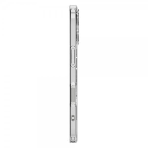 Spigen iPhone 17 Deksel Liquid Crystal MagFit Clear White