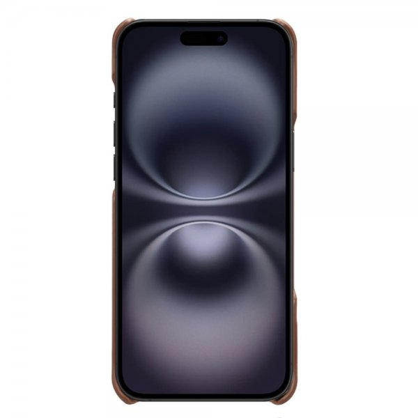 iPhone 17 Deksel med To Kortlommer Mørkebrun