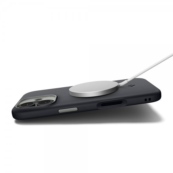 Spigen iPhone 17 Deksel Nano Pop MagFit Black Sesame