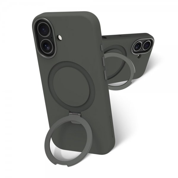dbramante1928 iPhone 17 Deksel Roskilde MagSafe Kickstand ICON Forest Shadow