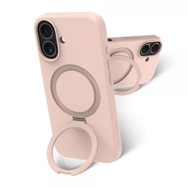 dbramante1928 iPhone 17 Deksel Roskilde MagSafe Kickstand ICON Pink Sand