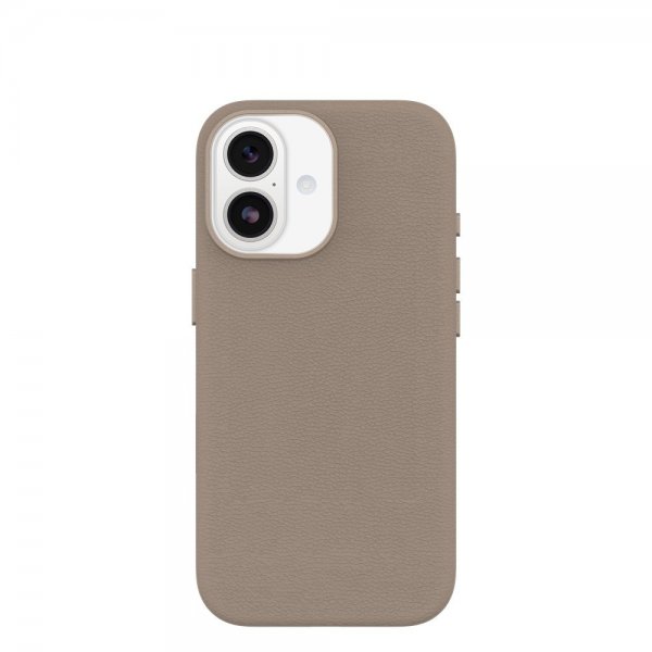 Otterbox iPhone 17 Deksel Symmetry Cactus Leather MagSafe Grey Comfort