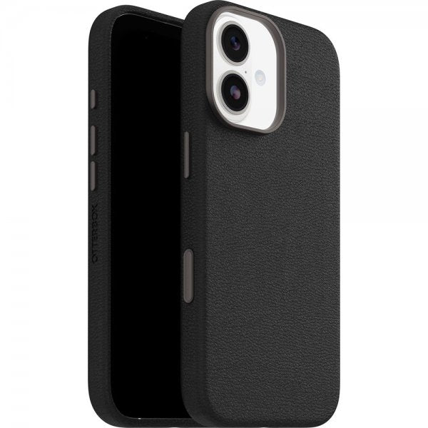 Otterbox iPhone 17 Deksel Symmetry Cactus Leather MagSafe Noir Ash
