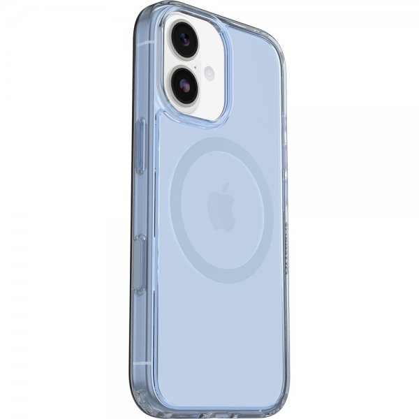 Otterbox iPhone 17 Deksel Symmetry Clear MagSafe Blue Bliss