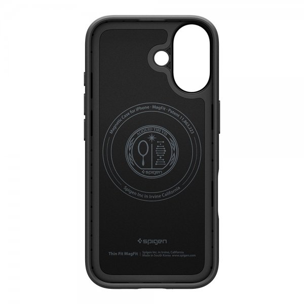 Spigen iPhone 17 Deksel Thin Fit MagFit Svart