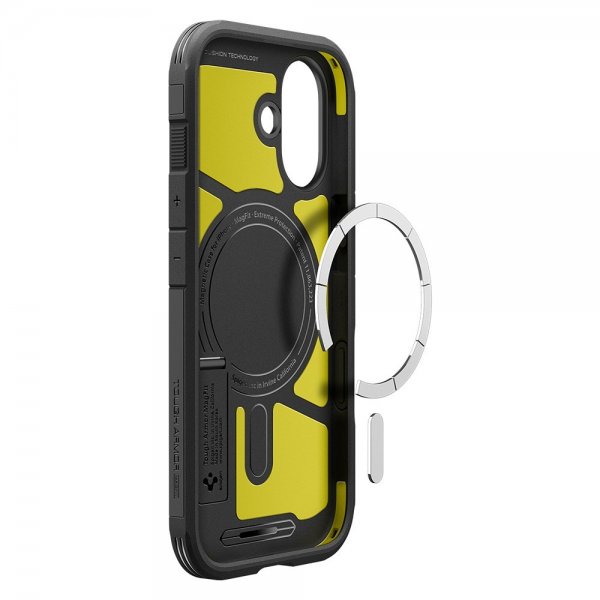 Spigen iPhone 17 Deksel Tough Armor T MagFit Svart