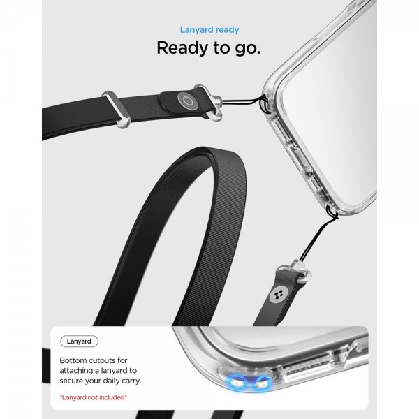 Spigen iPhone 17 Deksel Ultra Hybrid Crystal Clear