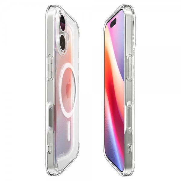 Spigen iPhone 17 Deksel Ultra Hybrid MagFit Clear White