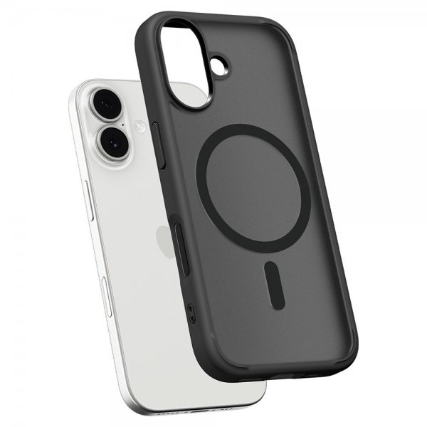Spigen iPhone 17 Deksel Ultra Hybrid MagFit Frost Black