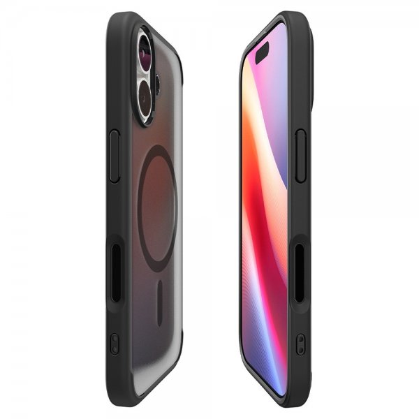 Spigen iPhone 17 Deksel Ultra Hybrid MagFit Frost Black