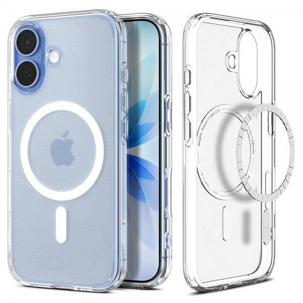 Spigen iPhone 17 Deksel Ultra Hybrid MagFit Frost White