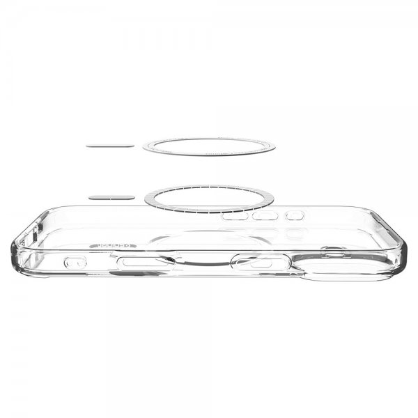 Spigen iPhone 17 Deksel Ultra Hybrid MagFit Frost White