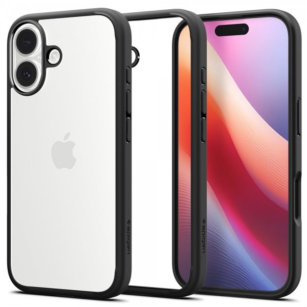 Spigen iPhone 17 Deksel Ultra Hybrid Matte Black