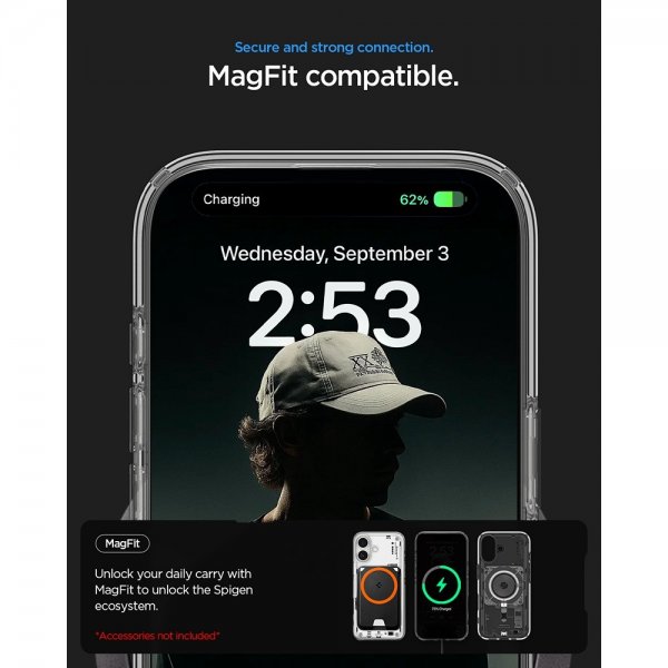 Spigen iPhone 17 Deksel Ultra Hybrid Neo One MagFit