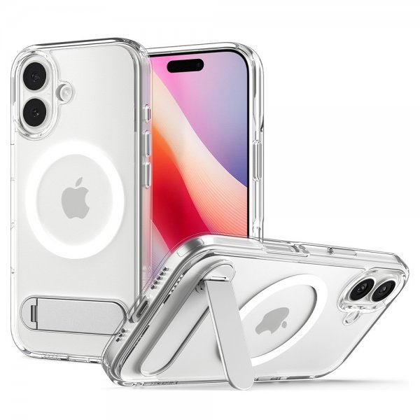 Spigen iPhone 17 Deksel Ultra Hybrid S MagFit Clear White