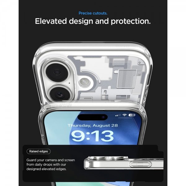 Spigen iPhone 17 Deksel Ultra Hybrid Zero One MagFit Hvit