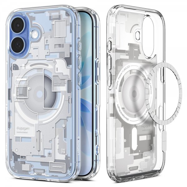 Spigen iPhone 17 Deksel Ultra Hybrid Zero One MagFit Hvit