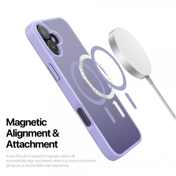Dux Ducis iPhone 17 Deksel Yind Series MagSafe Lilla