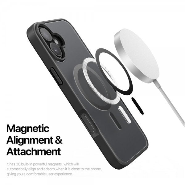 Dux Ducis iPhone 17 Deksel Yind Series MagSafe Svart
