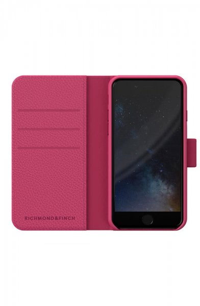 Richmond & Finch iPhone 6/6S/7/8/SE Etui Wallet Löstagbart Deksel Rosa