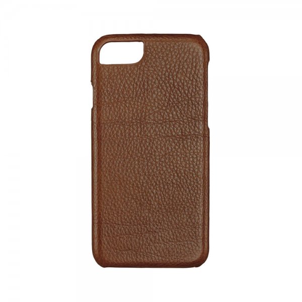 Onsala iPhone 6/6S/7/8/SE Deksel Ekte Skinn Brun