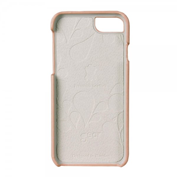 Onsala iPhone 6/6S/7/8/SE Deksel Ekte Skinn Rosegull