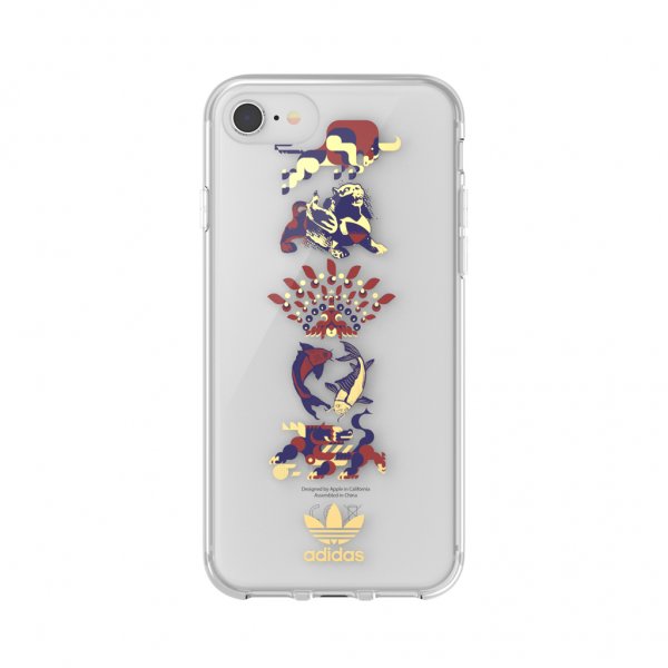 Adidas iPhone 6/6S/7/8/SE Deksel Clear Case CNY SS21