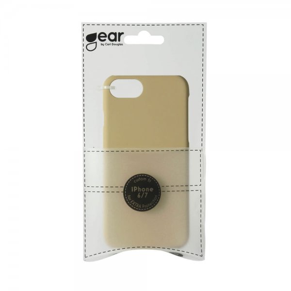 Gear iPhone 6/6S/7/8/SE Deksel Hardplast Beige