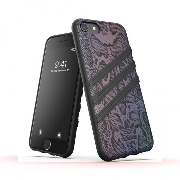 Adidas iPhone 6/6S/7/8/SE Deksel Moulded Case PU Reflective Svart