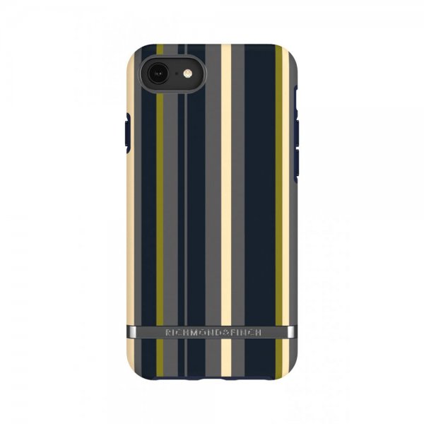 Richmond & Finch iPhone 6/6S/7/8/SE Deksel Navy Stripes