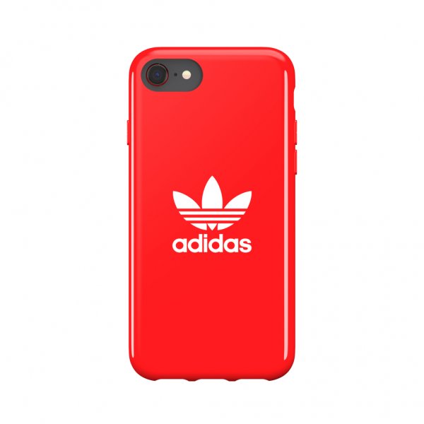 Adidas iPhone 6/6S/7/8/SE Deksel Snap Case Trefoil Rød