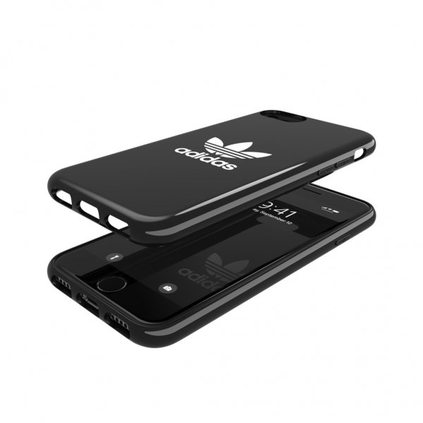 Adidas iPhone 6/6S/7/8/SE Deksel Snap Case Trefoil Svart