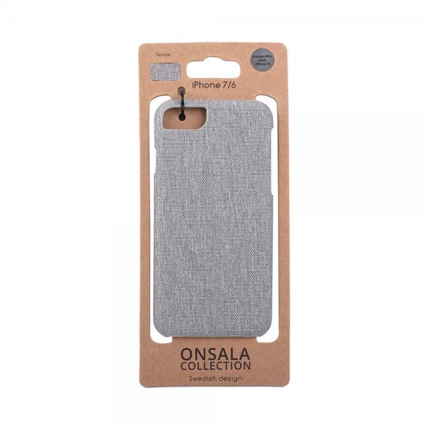 Onsala iPhone 6/6S/7/8/SE Deksel Tekstil Grå