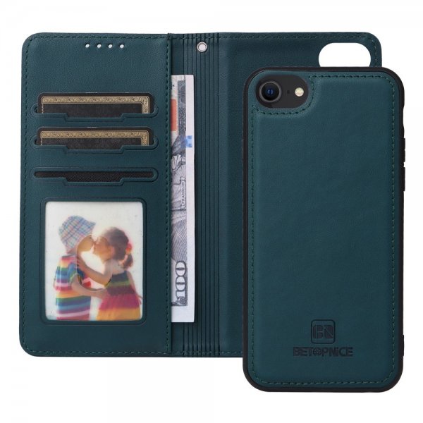 Betopnice iPhone 6/6S/7/8/SE Etui Avtagbart Deksel 005 Blå