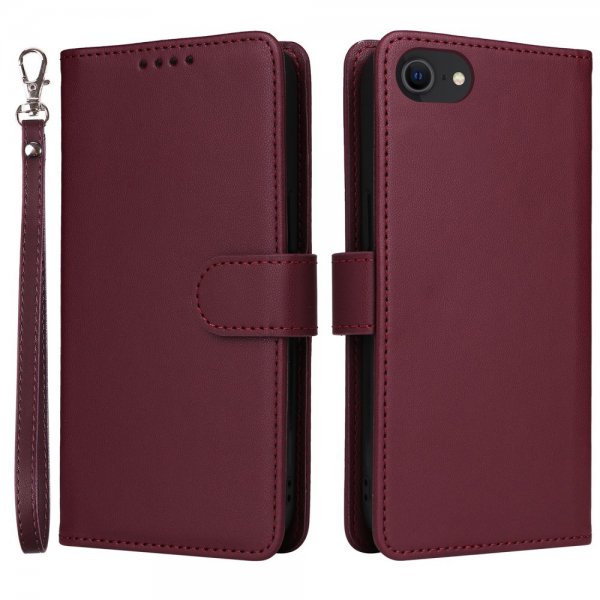 Betopnice iPhone 6/6S/7/8/SE Etui Avtagbart Deksel 005 Rød