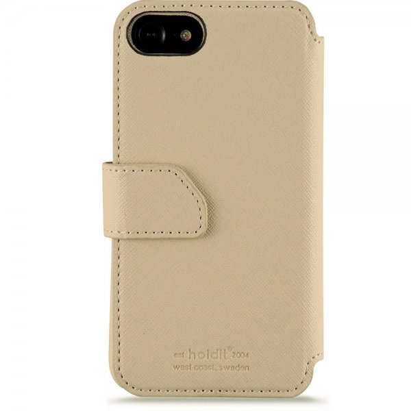holdit iPhone 6/6S/7/8/SE Etui Stockholm Löstagbart Deksel Caramel Beige