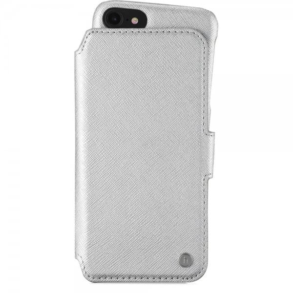 holdit iPhone 6/6S/7/8/SE Etui Stockholm Löstagbart Deksel Sølv
