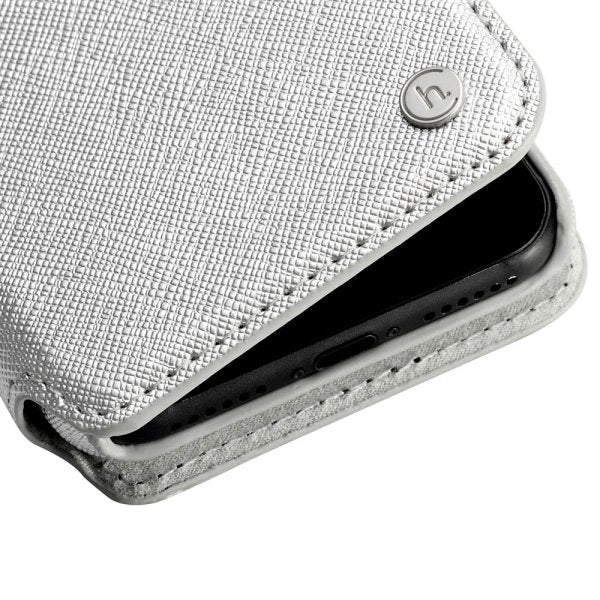 holdit iPhone 6/6S/7/8/SE Etui Stockholm Löstagbart Deksel Sølv