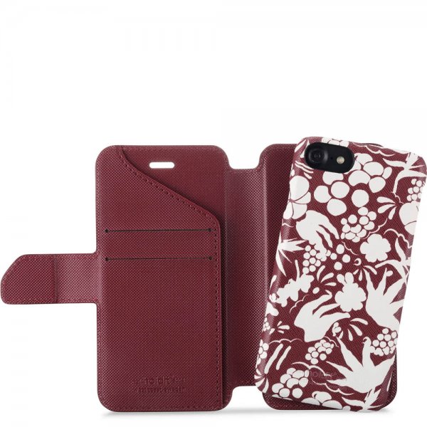 holdit iPhone 6/6S/7/8/SE Etui Stockholm Löstagbart Deksel Tropical White