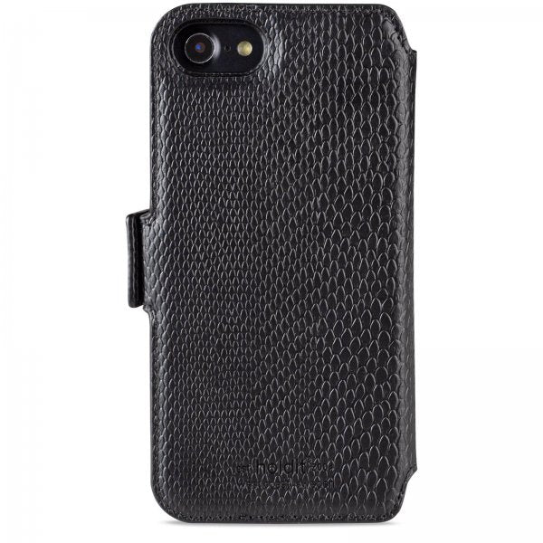 holdit iPhone 6/6S/ 7/8/SE Etui Wallet Case Magnet Serpent Black