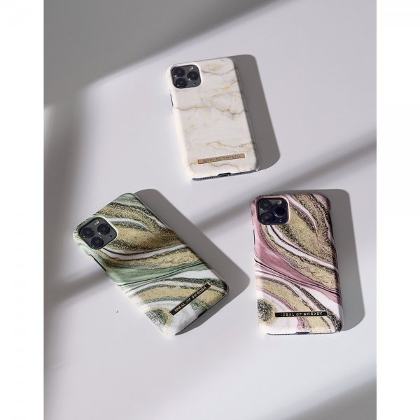 Ideal of Sweden iPhone 6/6S/7/8/SE Deksel Fashion Case Cosmic Green Swirl