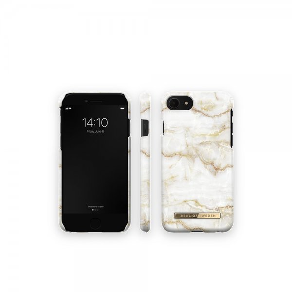 Ideal of Sweden iPhone 6/6S/7/8/SE Deksel Fashion Case Golden Pearl Marble