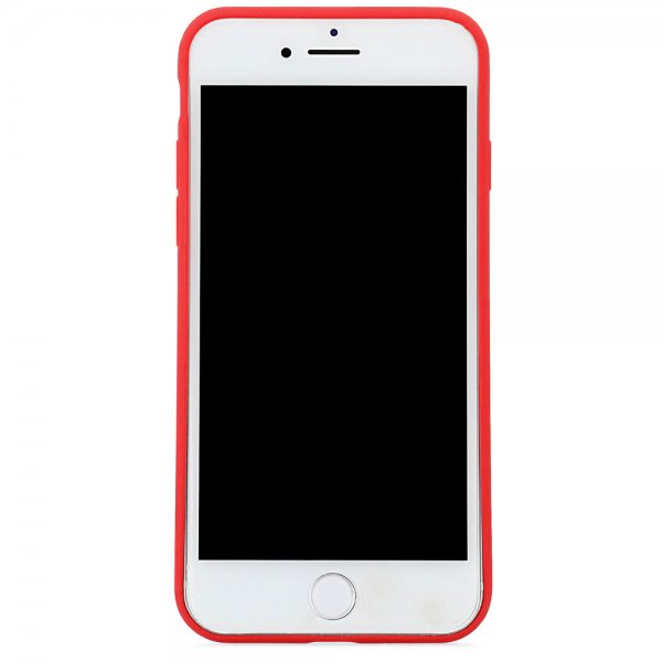 holdit iPhone 7/8/SE Deksel Silikon Ruby Red