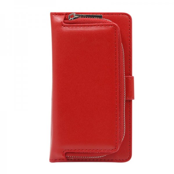 iPhone 6/6S Etui Detachable Wallet Case Rød