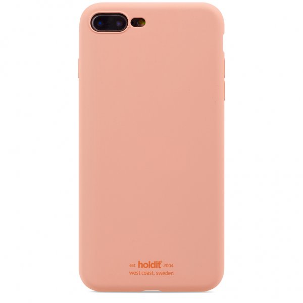 holdit iPhone 7 Plus/iPhone 8 Plus Deksel Silikon Pink Peach