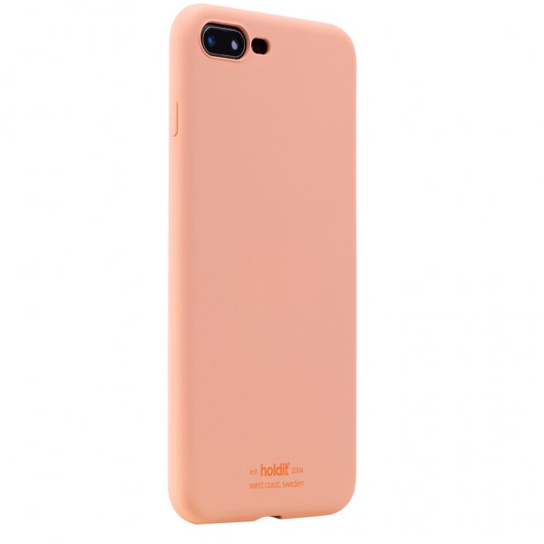 holdit iPhone 7 Plus/iPhone 8 Plus Deksel Silikon Pink Peach