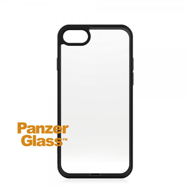 PanzerGlass iPhone 7/8/SE Deksel ClearCase Black Edition